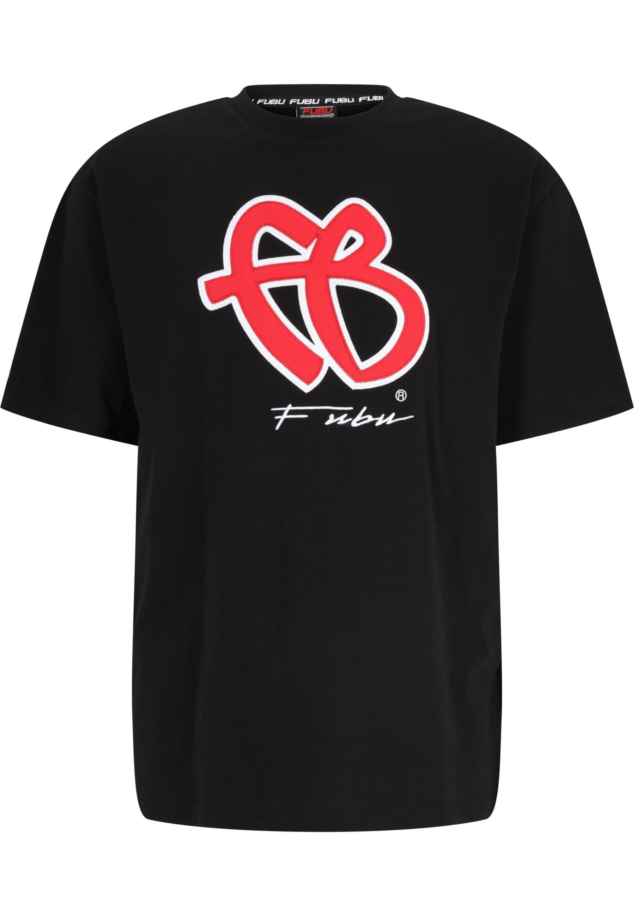 T-Shirt FUBU en noir : devant