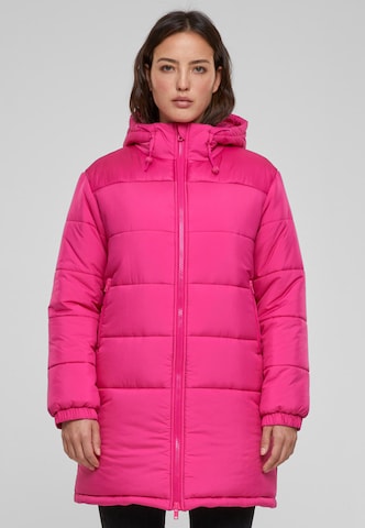 Urban Classics Winter Jacket in Pink: front