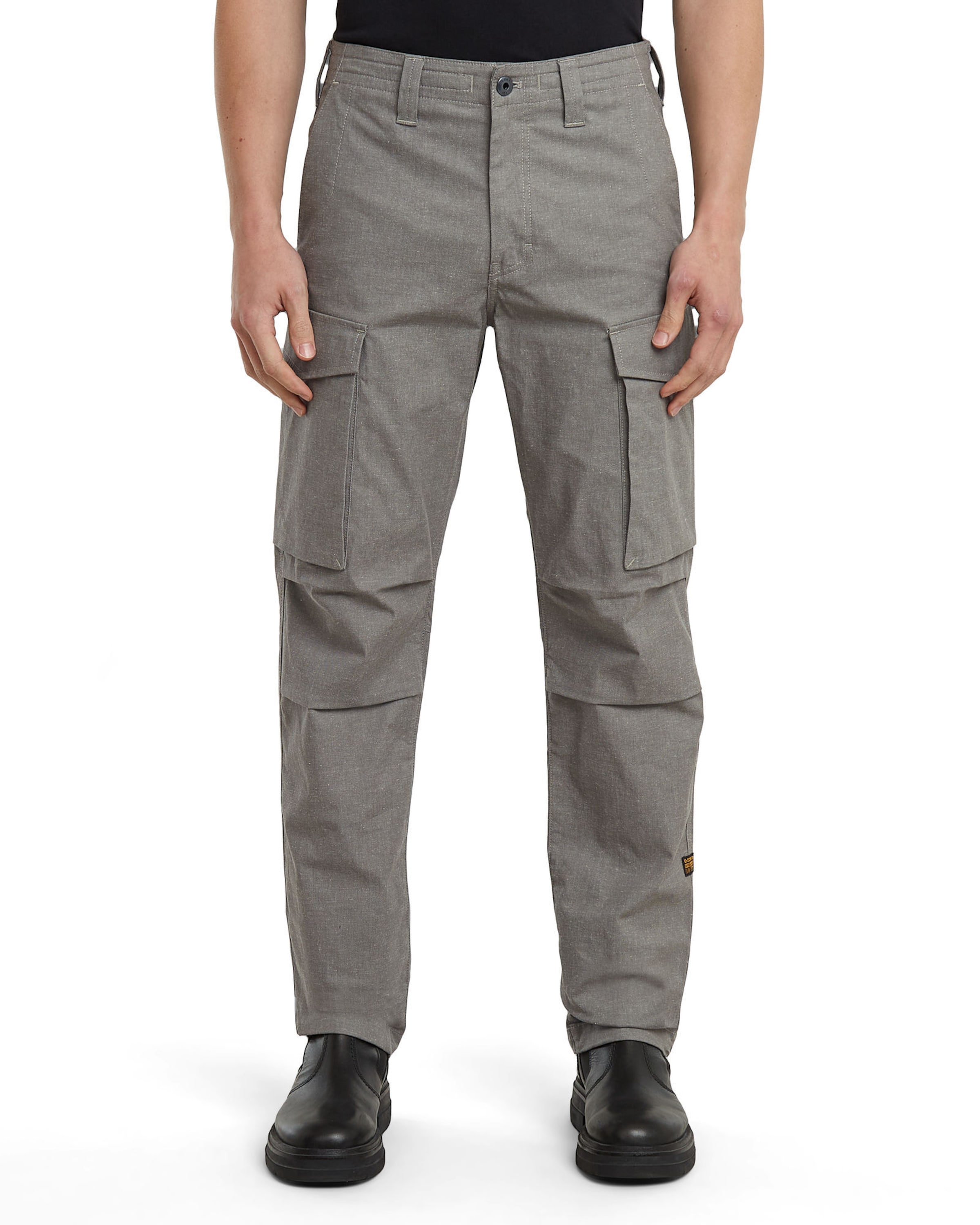 G-STAR Regular Cargohose in Grau: Vorderseite