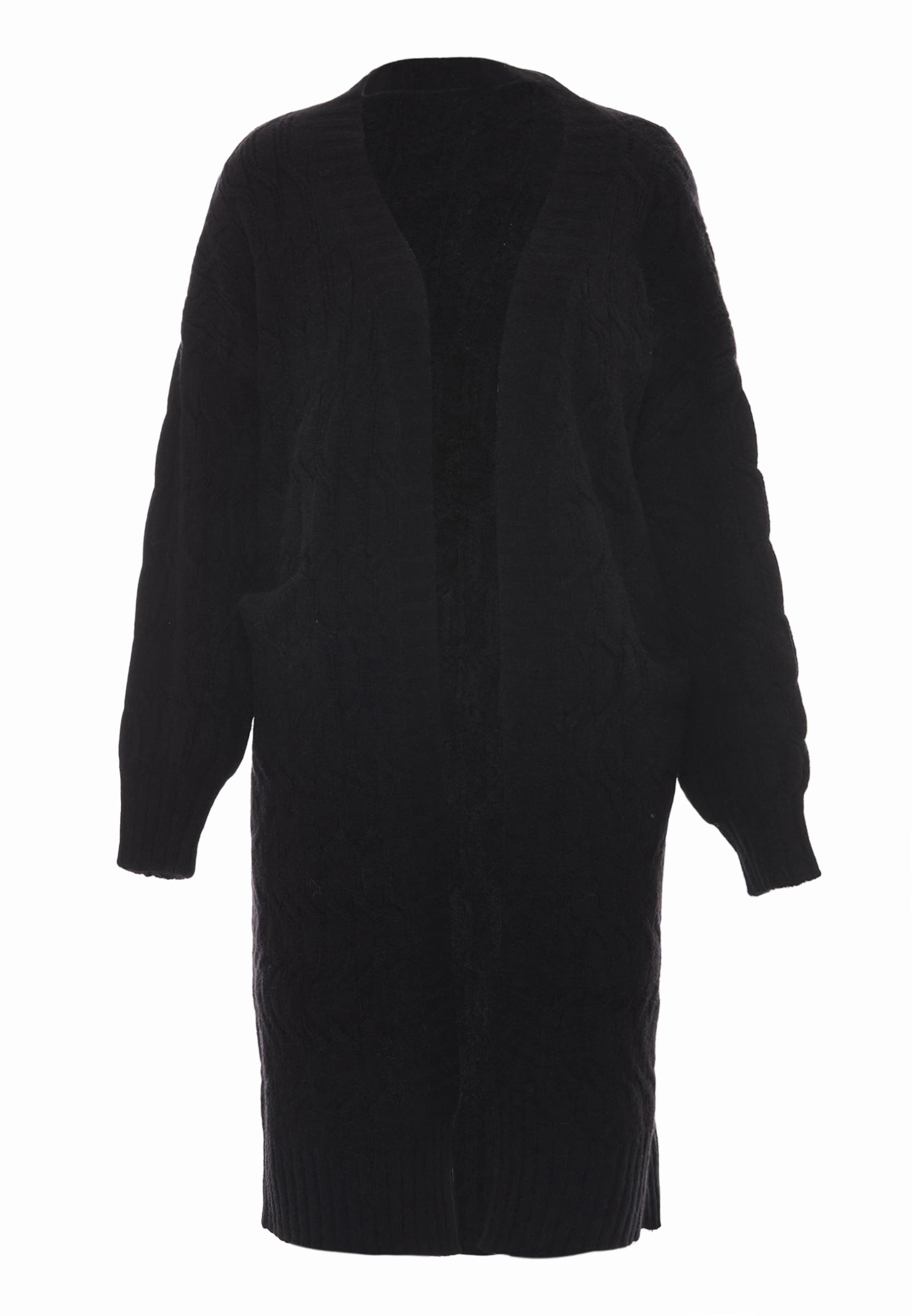 Tanuna - Casaco de malha em preto: frente