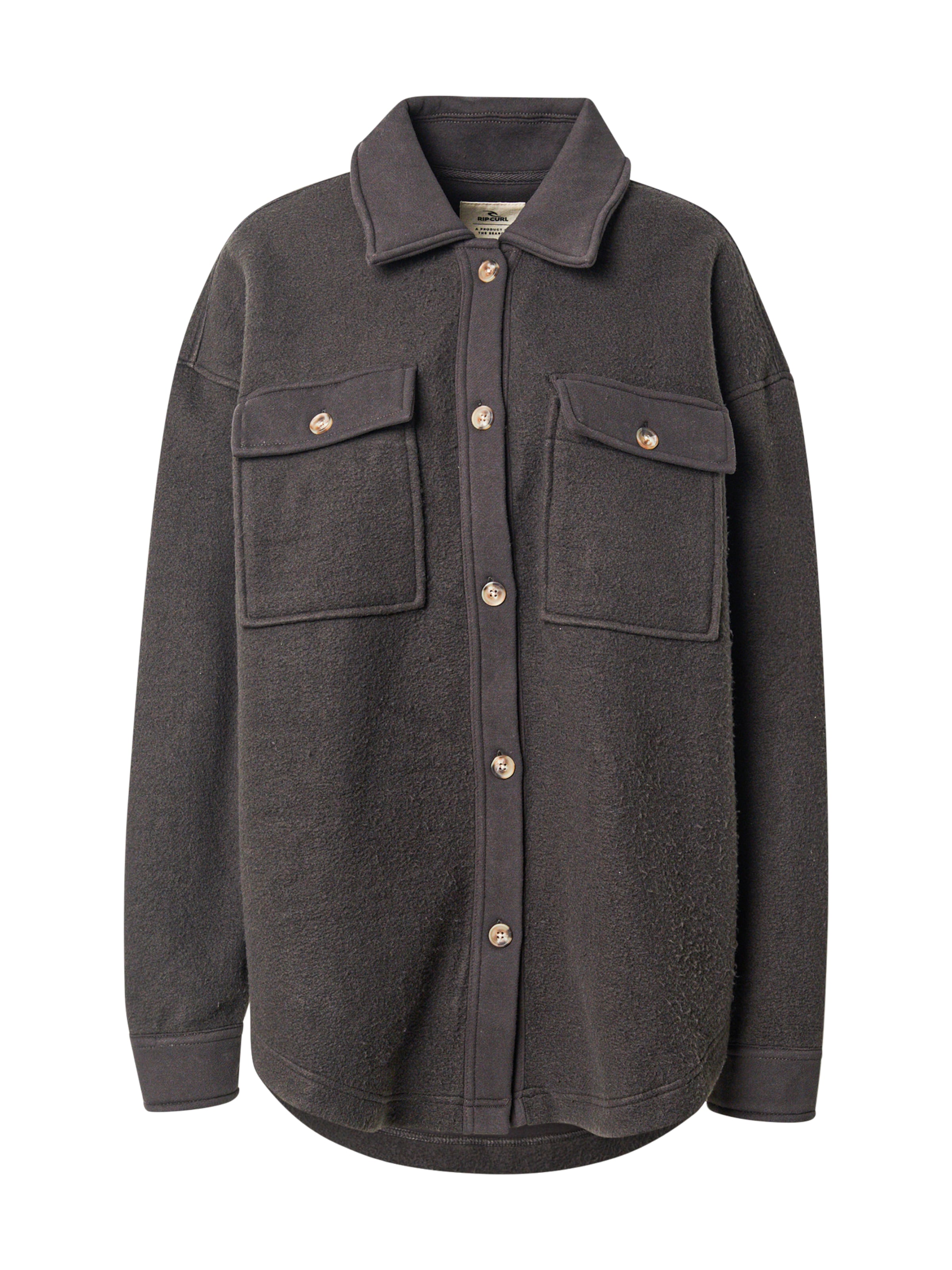 RIP CURL Toiminnallinen fleecetakki 'HIGH TIDE' värissä musta: etupuoli