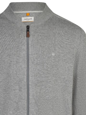 redmond Strickjacke 'Basic'‌‌‌‌‌‌ in Grau