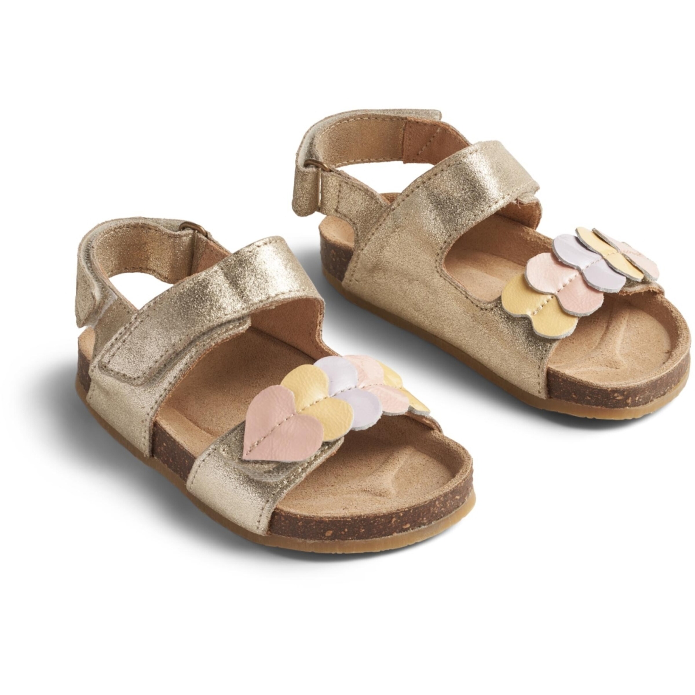 Chaussures ouvertes WHEAT en or