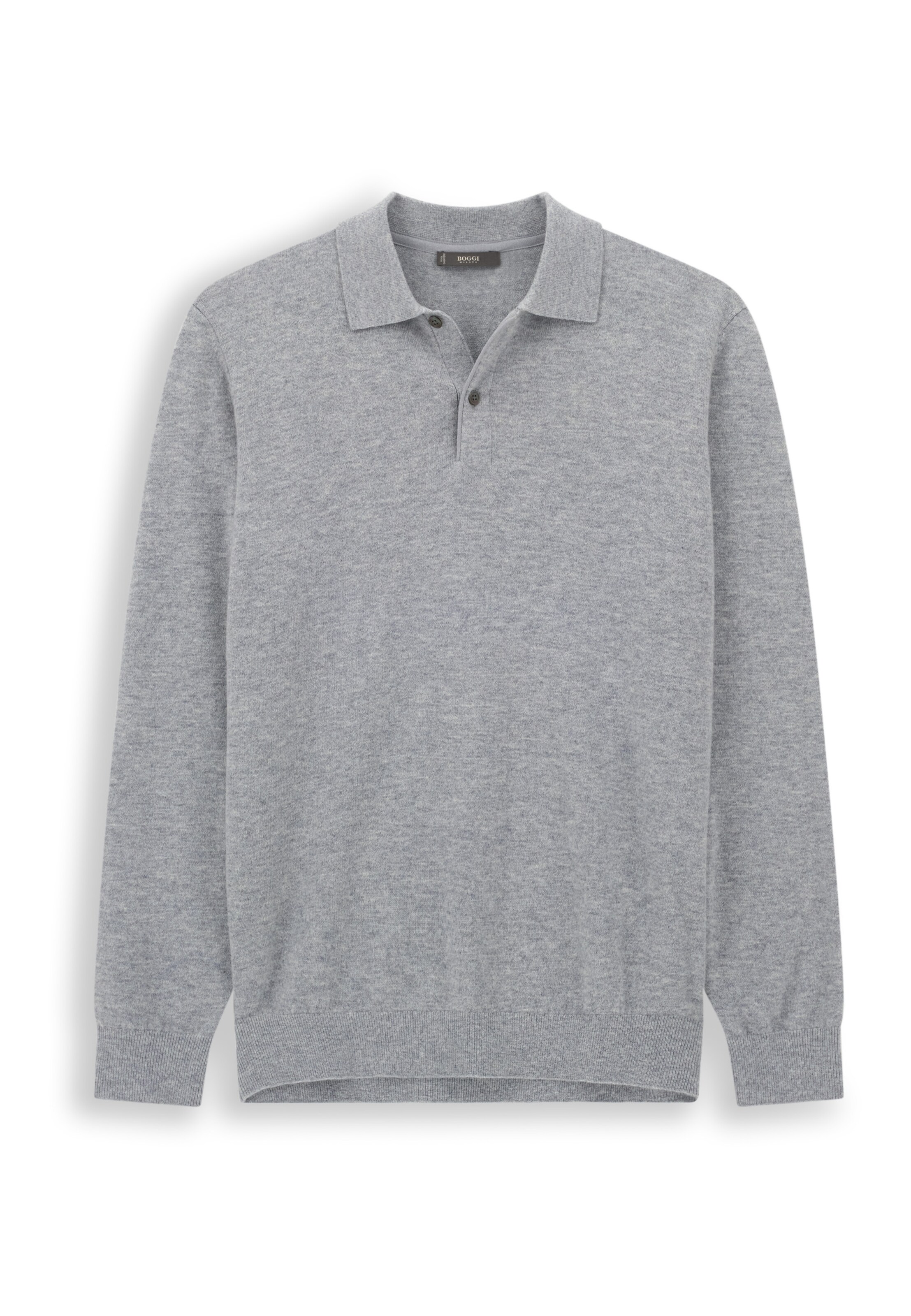 Boggi Milano Gebreid vest in Grijs: voorkant
