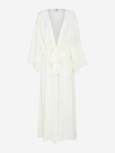 ABOUT YOU x VIAM Studio Kimono 'WHITNEY' em branco, Vista do produto