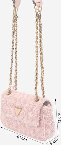 GUESS Τσάντα ώμου 'Giully' σε ροζ