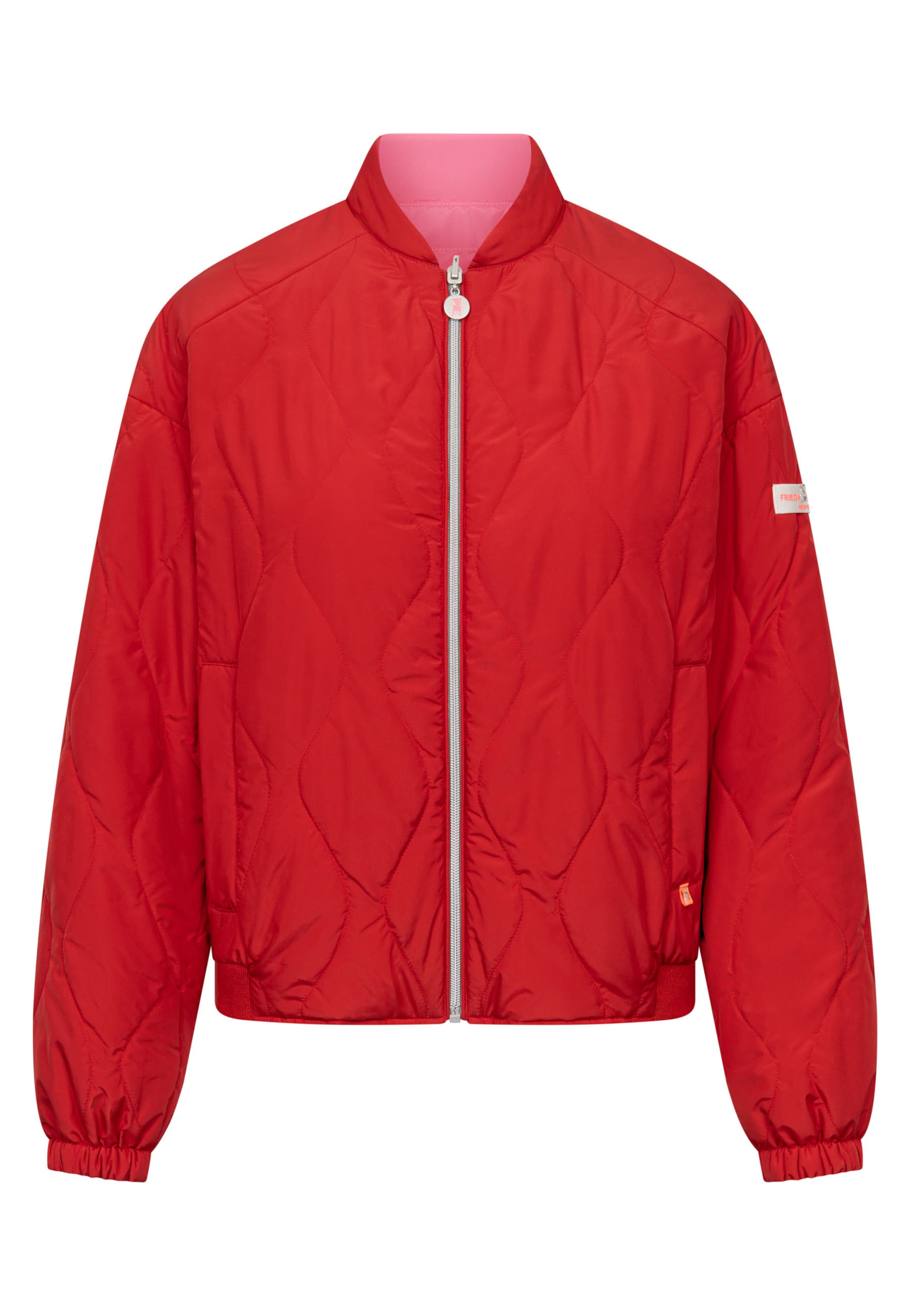Frieda & Freddies NY Between-Season Jacket in Red: front