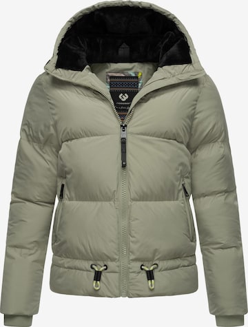 Veste fonctionnelle 'Briony' Ragwear en vert : devant
