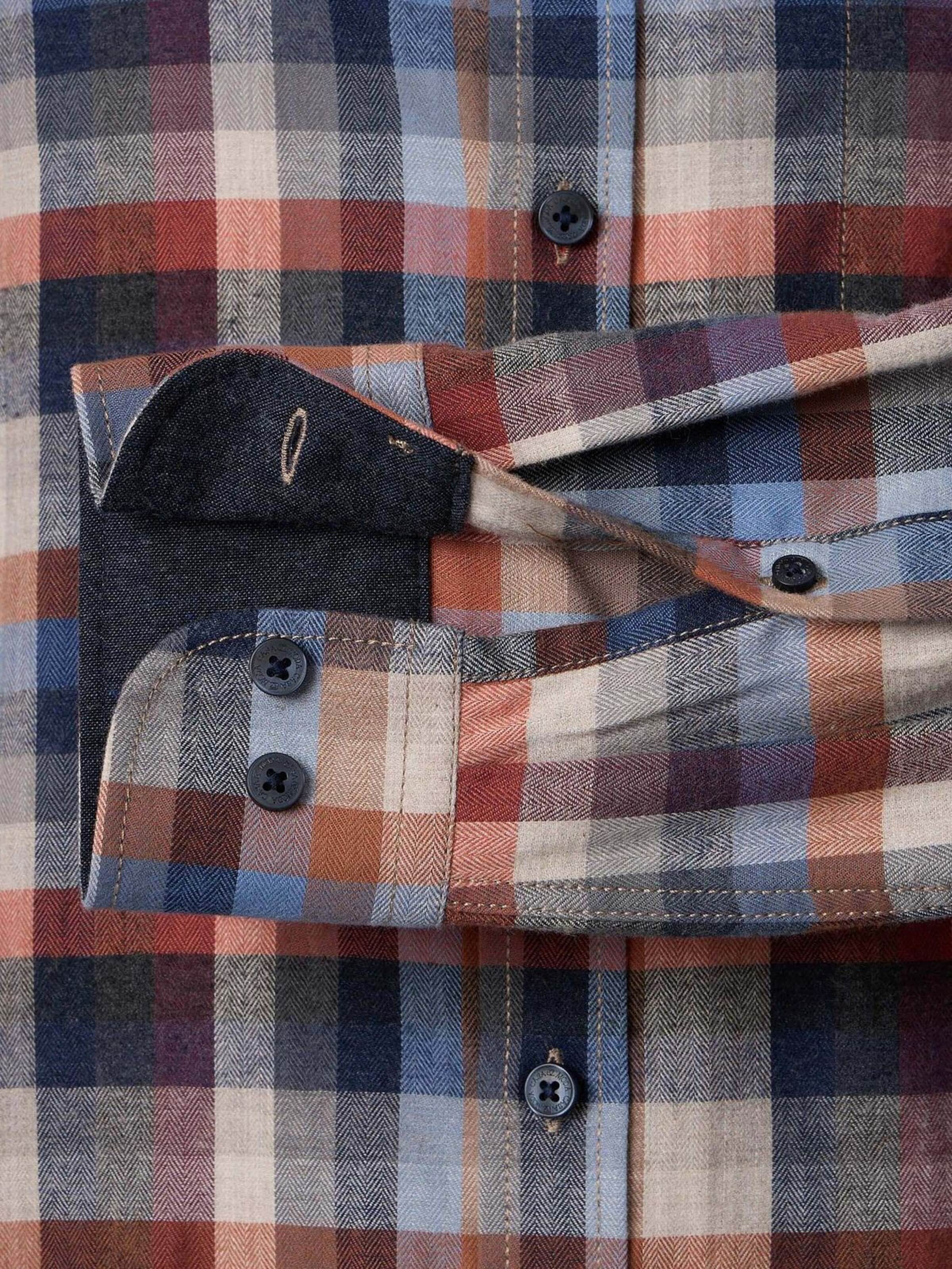 CASA MODA Regular fit Button Up Shirt in Blue