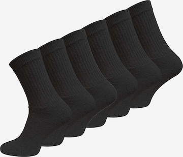 Reslad Socks in Black: front