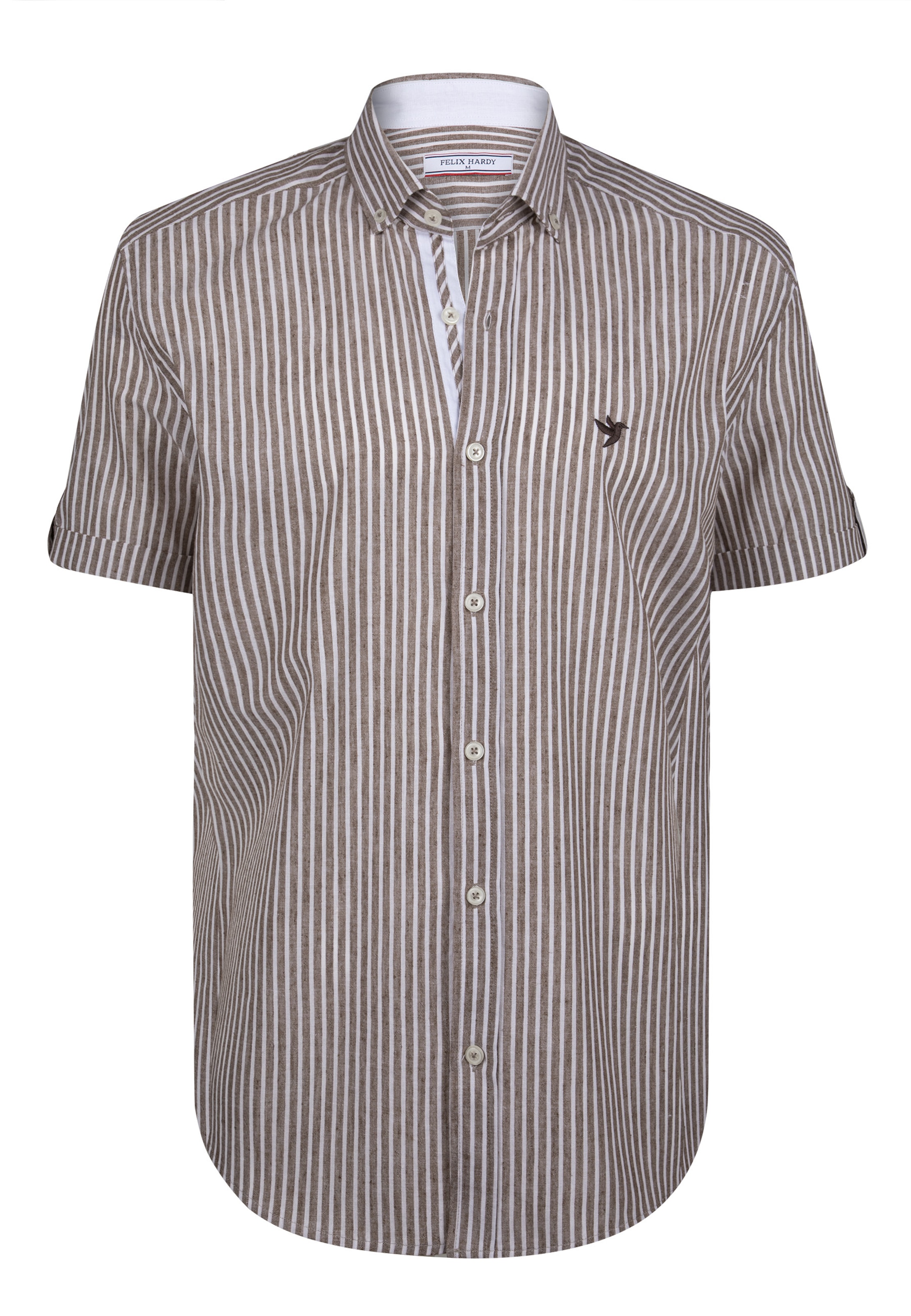 Cămașă de la Felix Hardy pe maro: față
