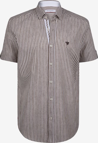 Chemise Felix Hardy en marron : devant