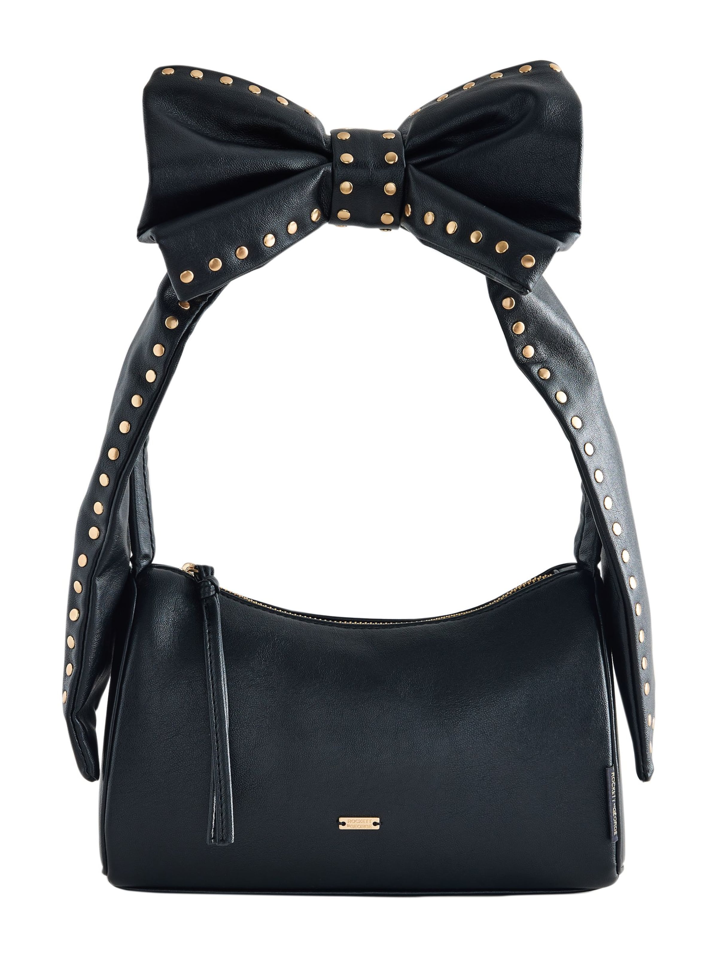 Rockett St George - Bolso de hombro en negro: frente