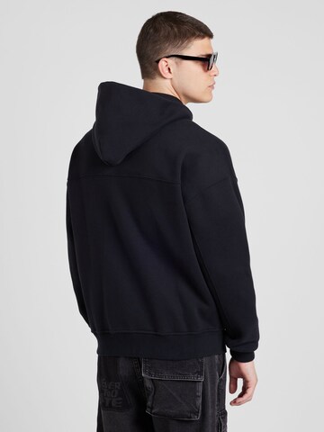 Abercrombie & Fitch Кофта на молнии в Черный