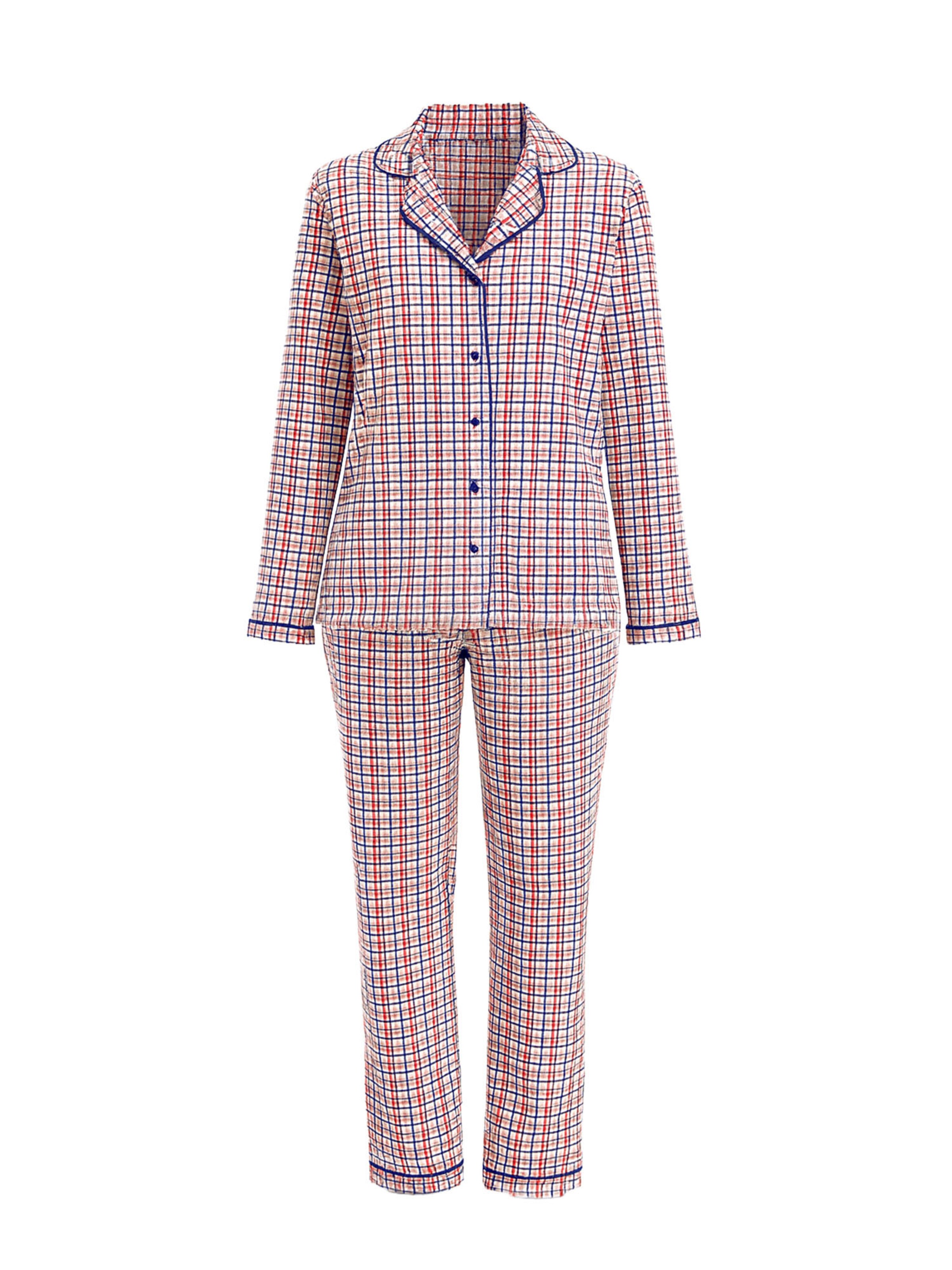 Goldenbay - Pijama 'Felicia' em branco: frente