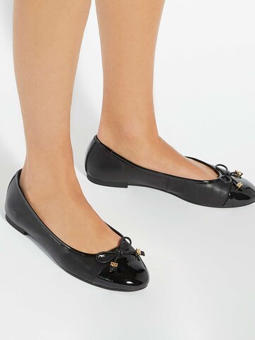 Dune LONDON Ballet Flats 'Hallo' in Black