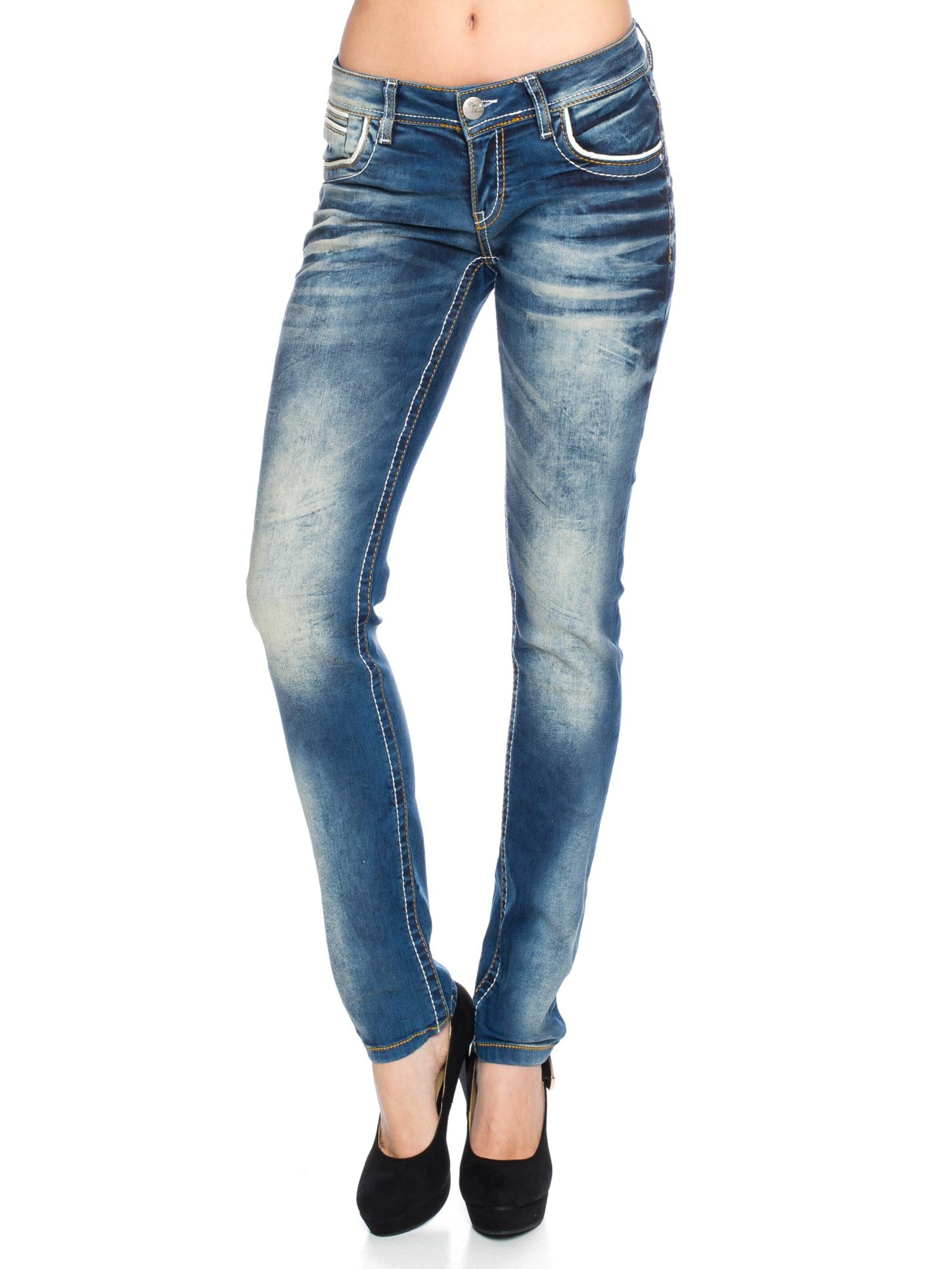 CIPO & BAXX Regular Jeans 'BJ256' in Blue: front