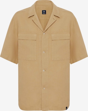 Boggi Milano - Ajuste confortable Camisa en beige: frente