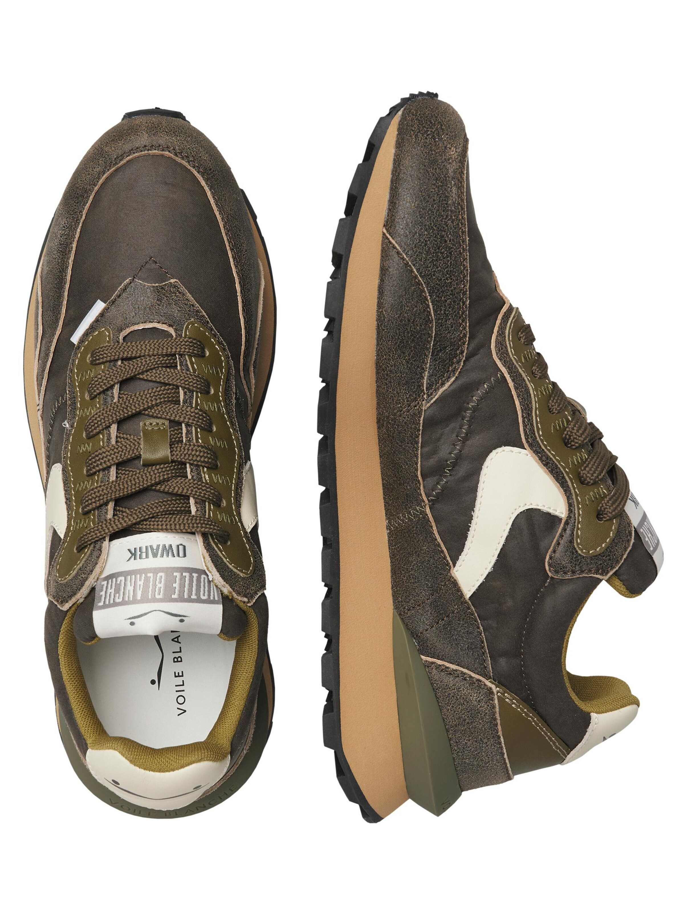 Voile blanche Sneakers laag 'QWARK HYPE MAN.' in Groen: voorkant