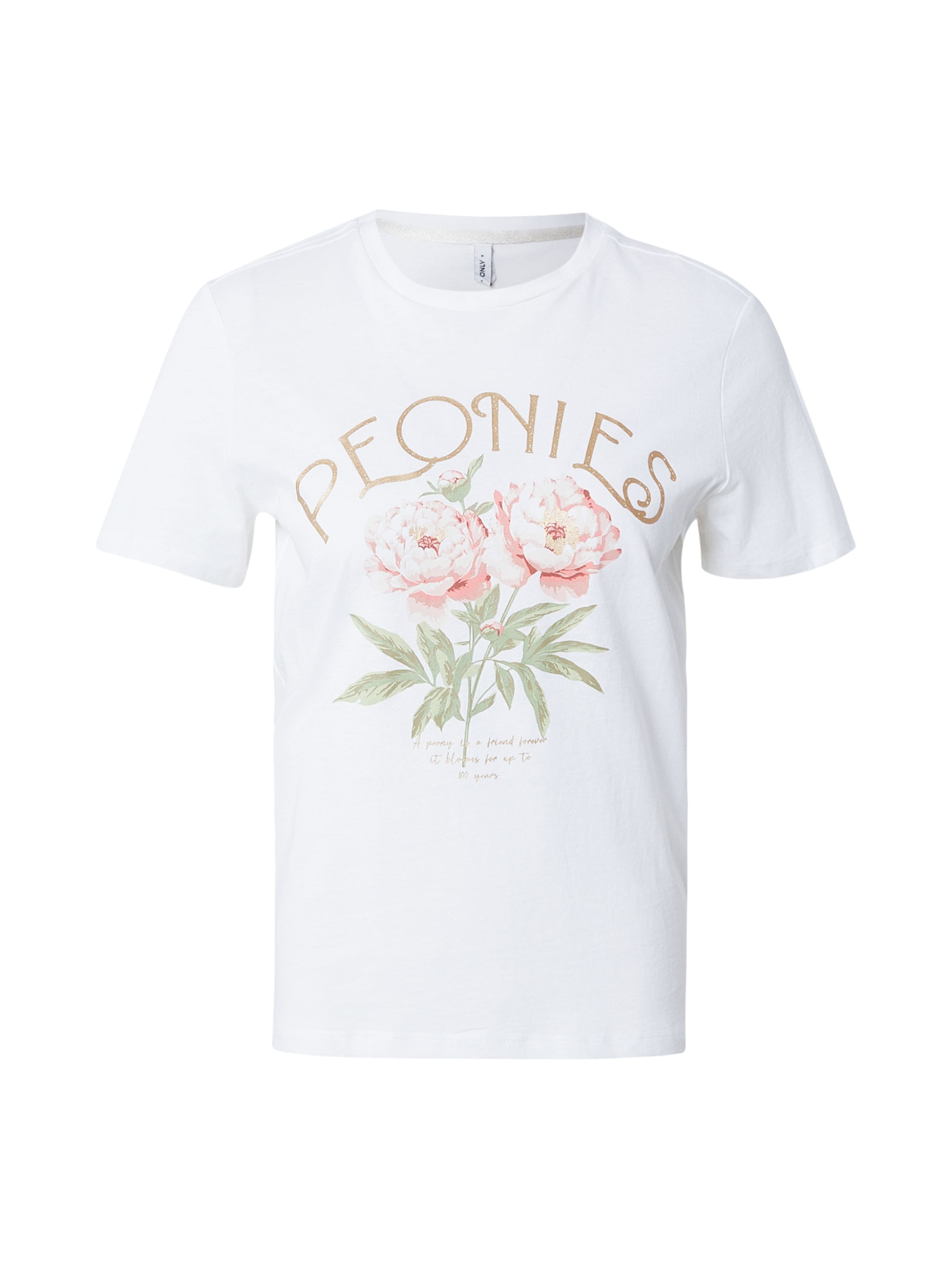 ONLY Shirt 'ONLAMBERDINE' in Wit: voorkant