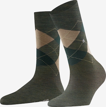 BURLINGTON Socken 'Melange Marylebone' in Grün: Vorderseite