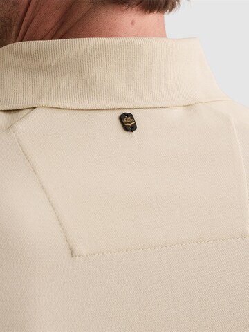 PME Legend Paita 'PME LEGEND - Polo shirt in piqué with stretch and flight pocket' värissä beige
