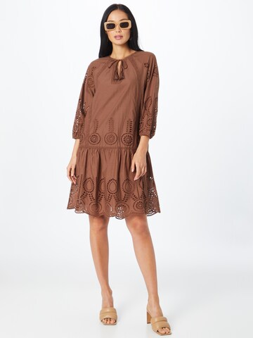 LIEBLINGSSTÜCK Shirt Dress 'Erlina' in Brown