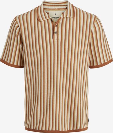 T-Shirt JACK & JONES en marron : devant