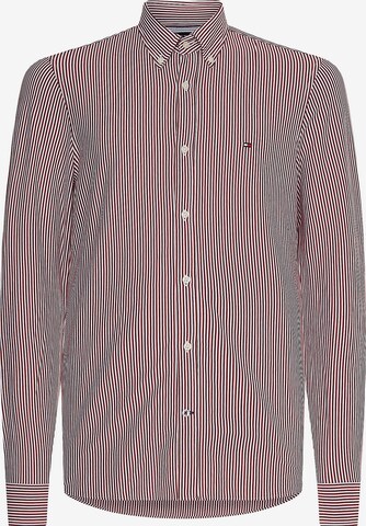 TOMMY HILFIGER Button Up Shirt in Red: front