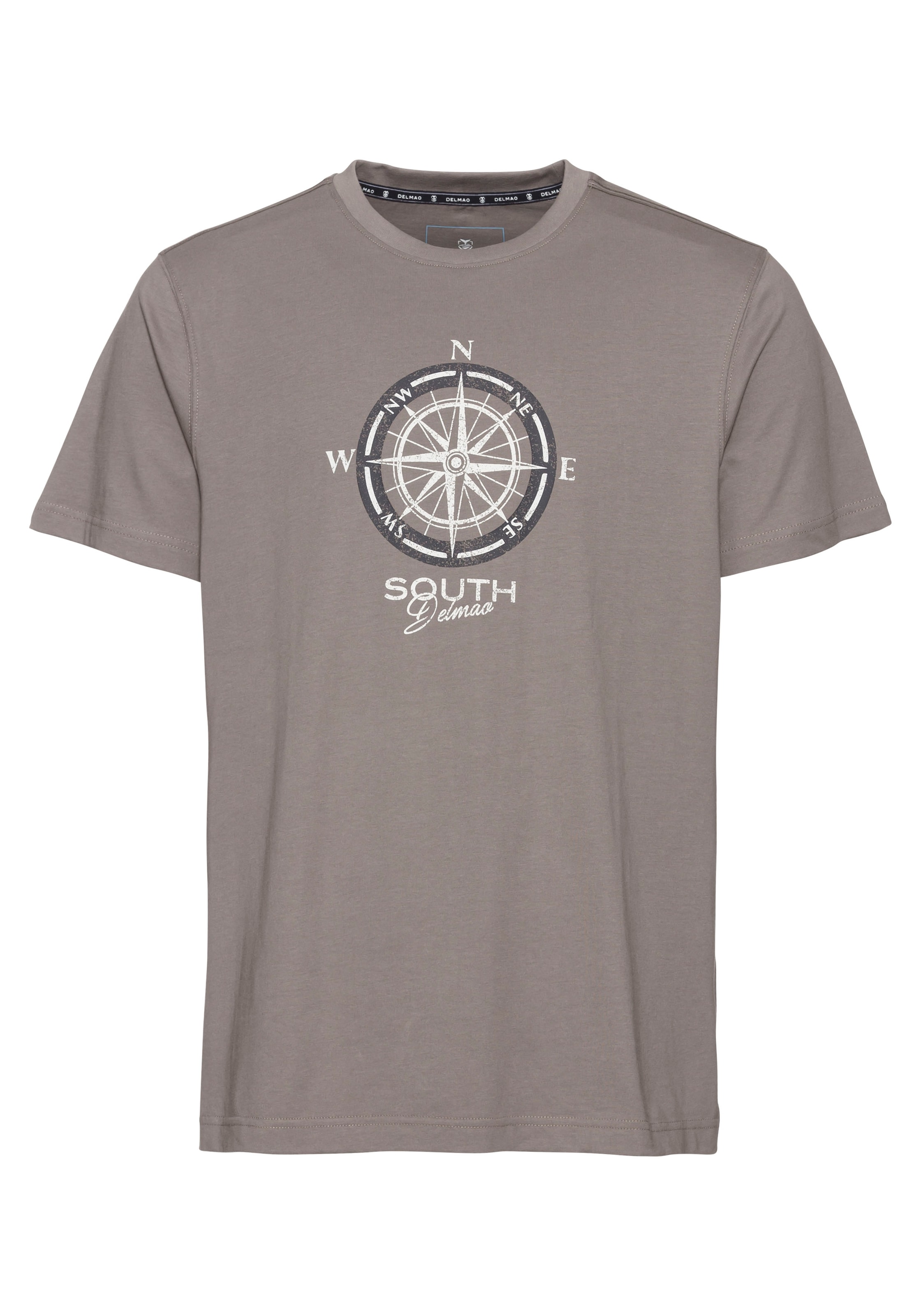DELMAO Shirt in Grey: front