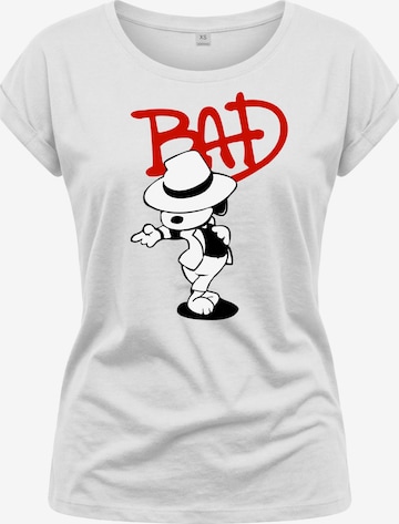 MAKAYA Shirt 'Bad Dog' in White: front
