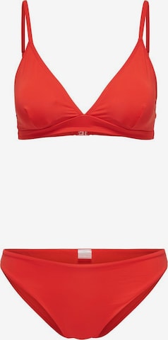 ONLY Bikini in Rood: voorkant