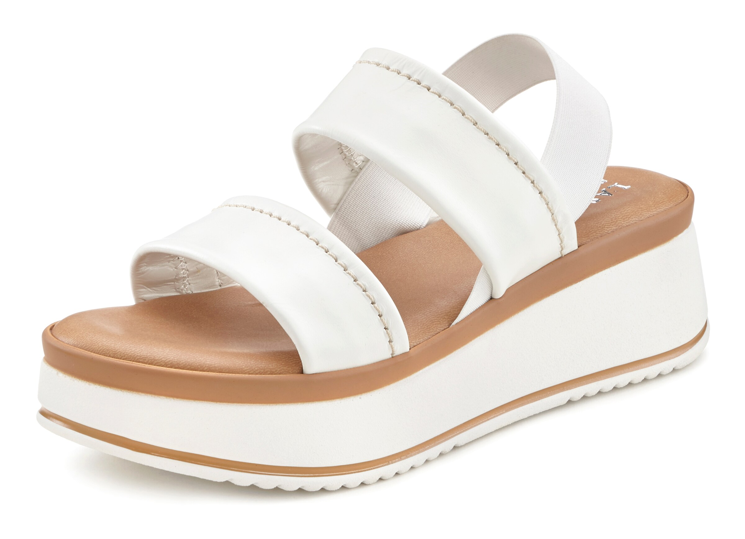 LASCANA Sandals in White: front