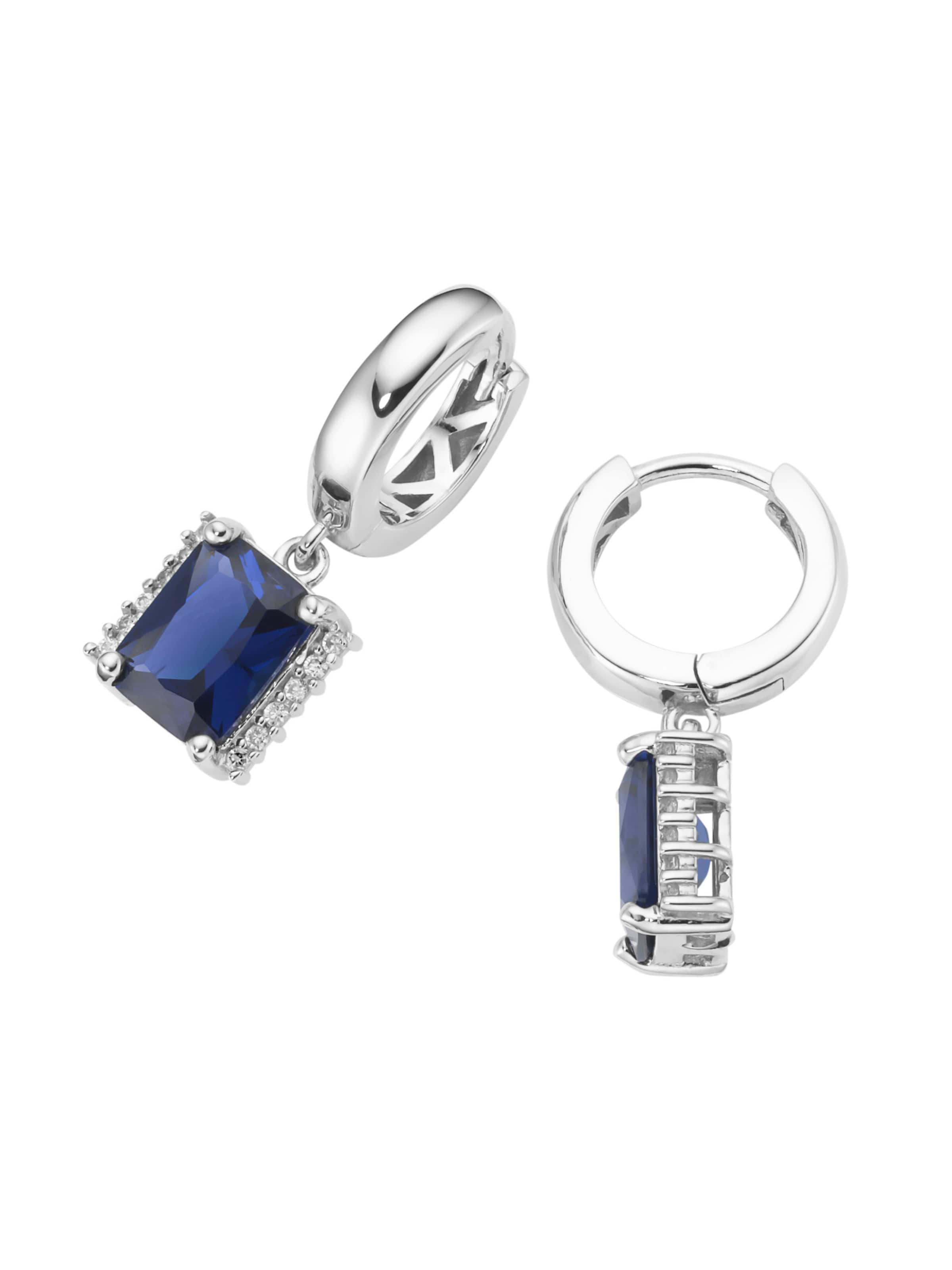 Orecchini di Smart Jewel in blu: frontale