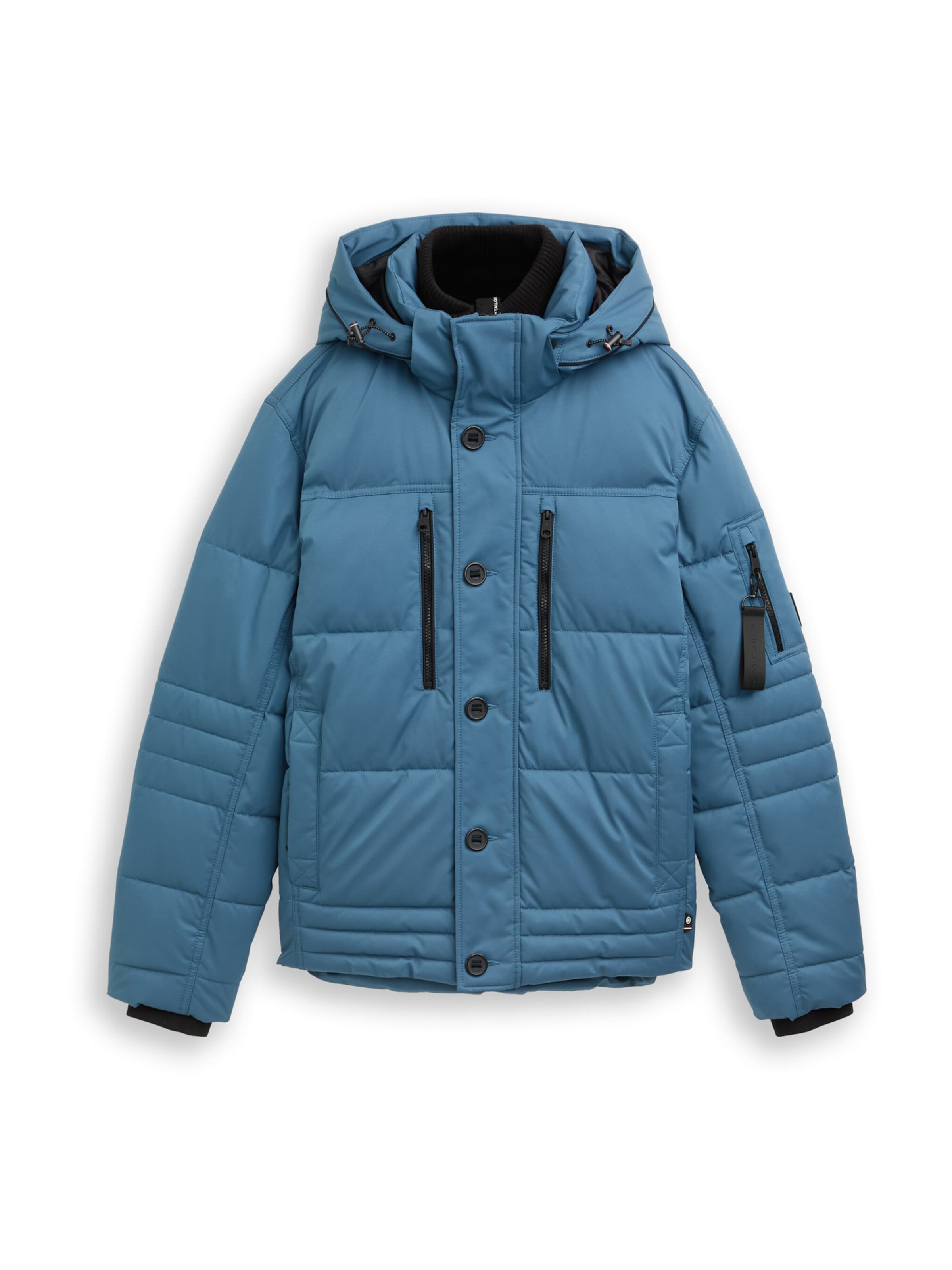 TOM TAILOR Χειμερινό μπουφάν σε μπλε: μπροστά