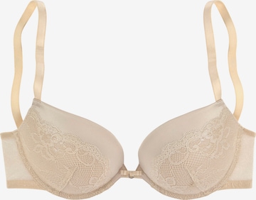 LASCANA - Push-up Sujetador en beige: frente