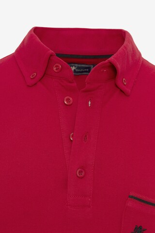 DENIM CULTURE - Camisa 'LUCIUS' em vermelho