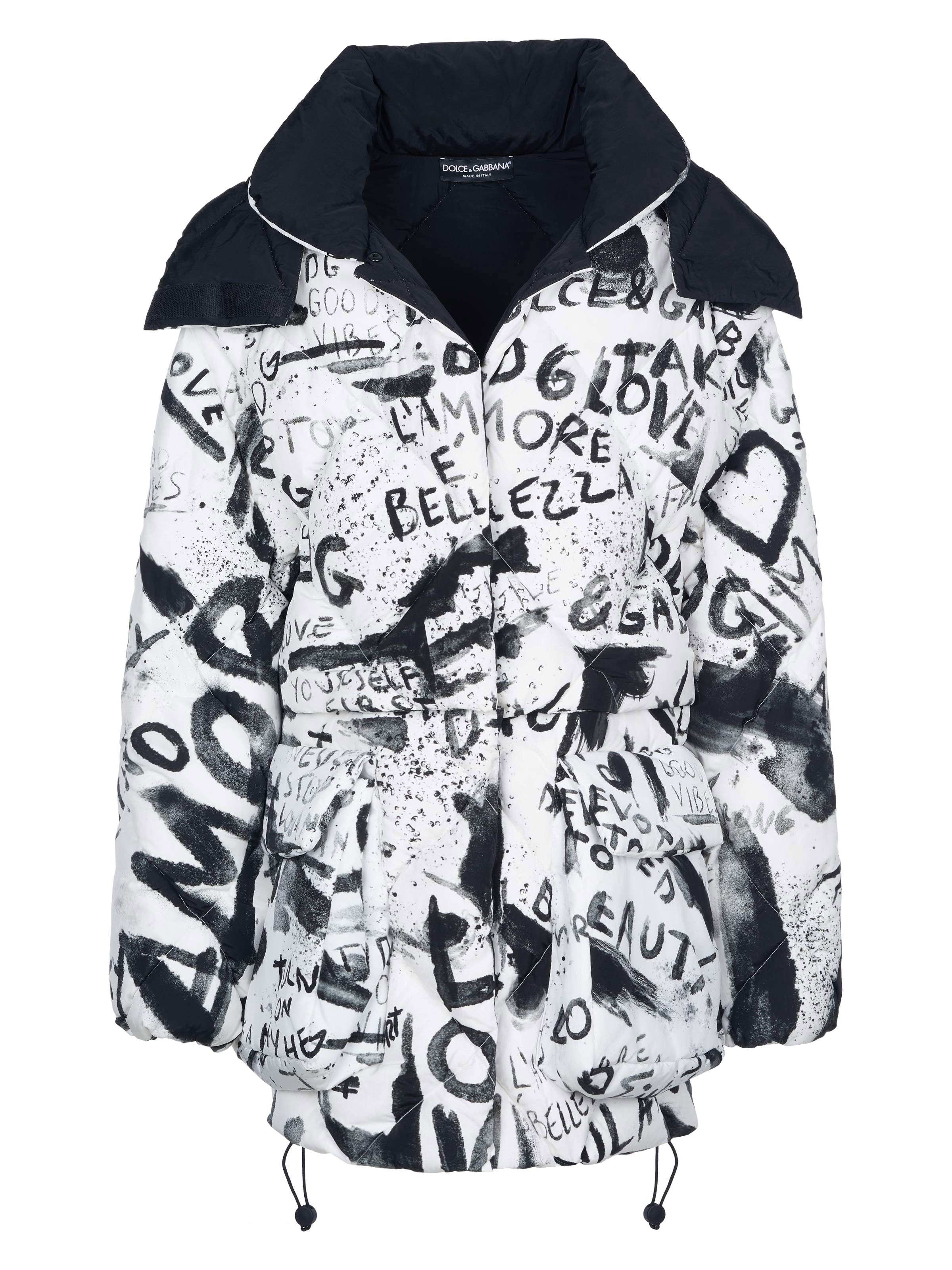 DOLCE & GABBANA Übergangsjacke 'Dolce & Gabbana Jacke'‌‌‌‌‌‌ in Weiß: Vorderseite