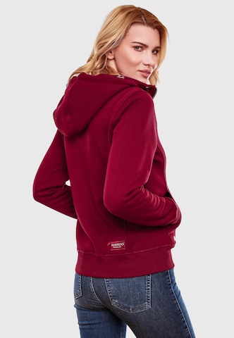 MARIKOO - Sudadera con cremallera 'Setsunaa' en rojo