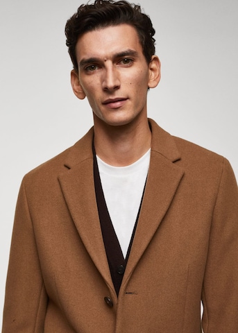 MANGO MAN Between-Seasons Coat 'Arizona' in Brown