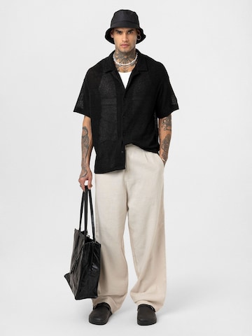 Dandalo Comfort fit Button Up Shirt 'Joris' in Black