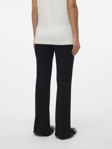 MAMALICIOUS Flared Trousers 'MLMya' in Black