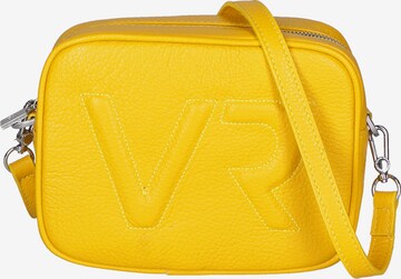 Borsa a tracolla 'Borsa a Tracolla Donna Pelle Virginia Rhinè Zip' di Virginia Rhinè in giallo: frontale