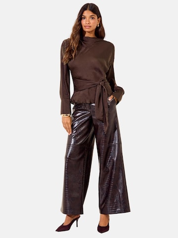 Camicia da donna di Friends Like These in marrone: frontale