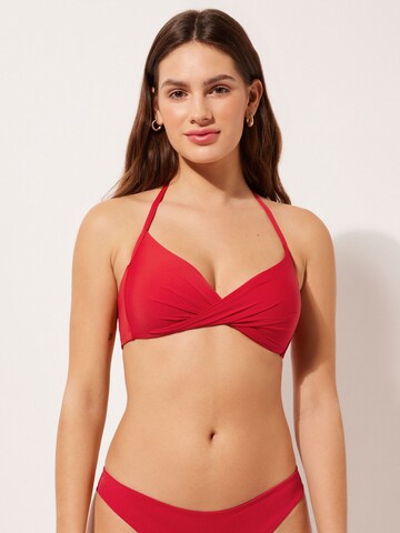 CALZEDONIA Triangel 'INDONESIA' Bikini Top in Rot: Vorderseite