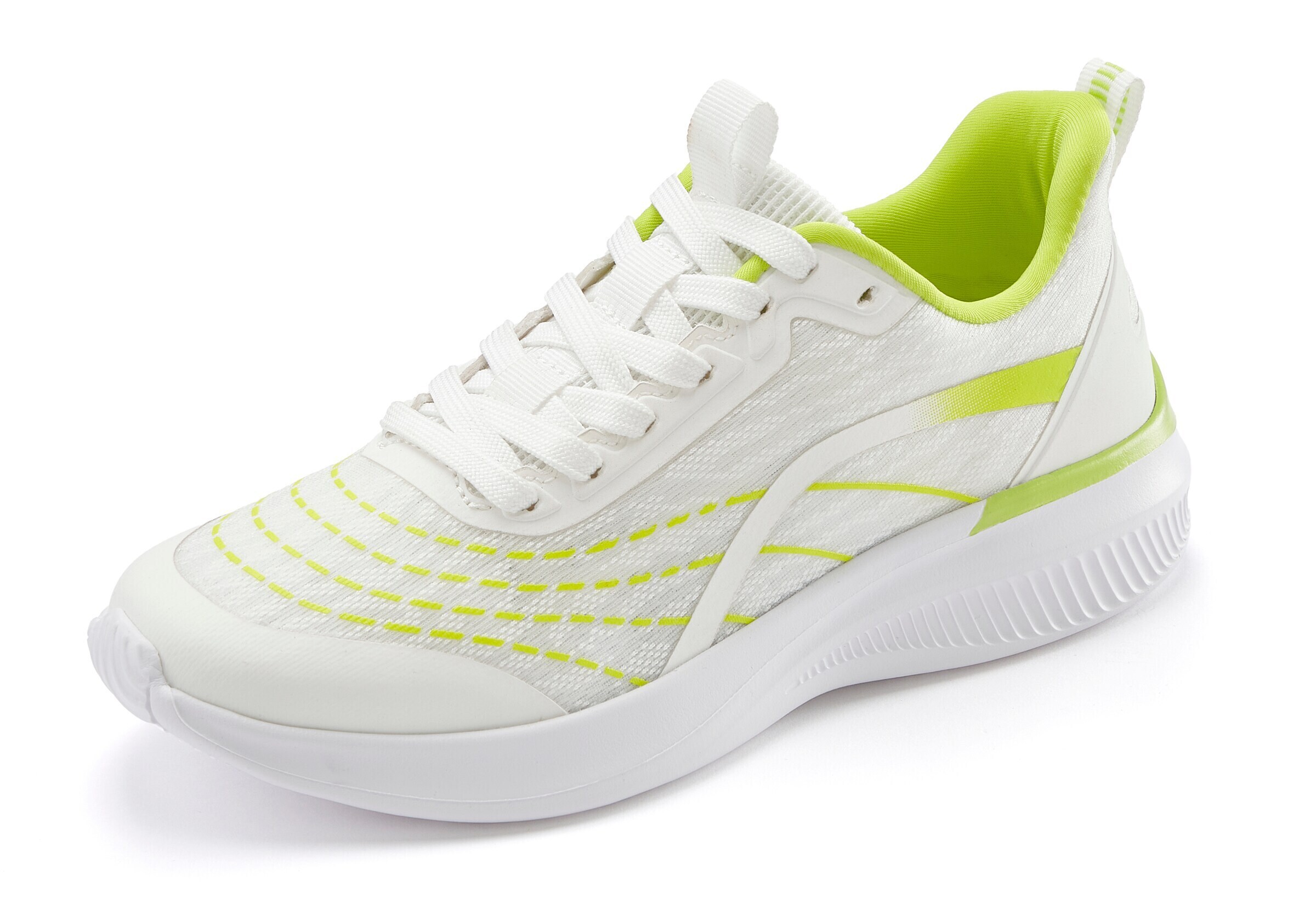 LASCANA Sneakers in White: front