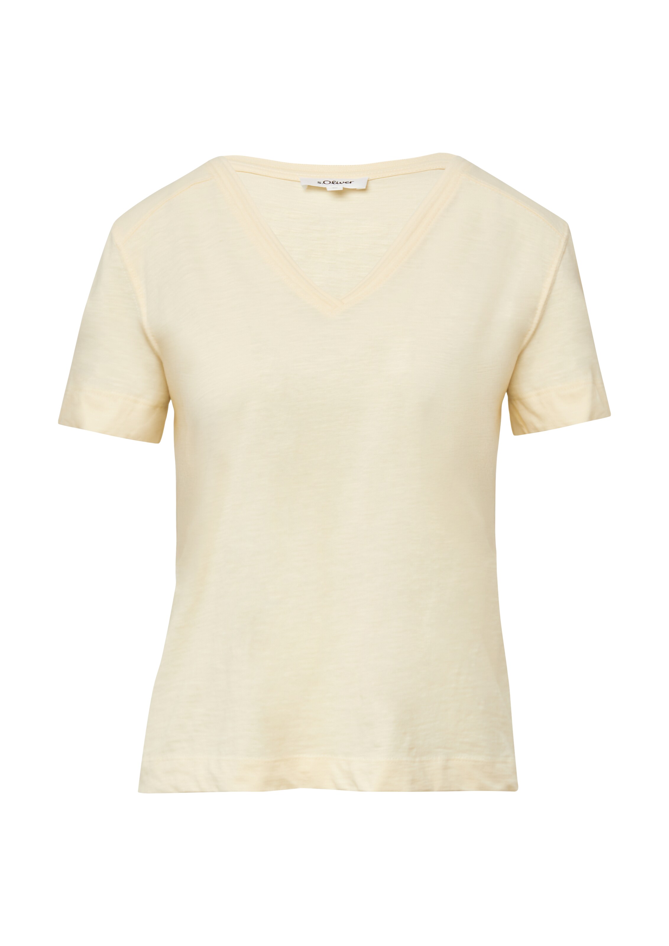 s.Oliver Koszulka w kolorze żółty: przód