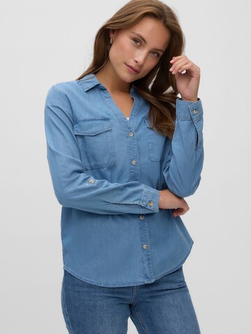 VERO MODA Μπλούζα 'VMBumpy' σε μπλε: μπροστά