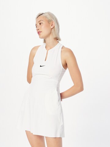 NIKE Спортна рокля в бяло: отпред
