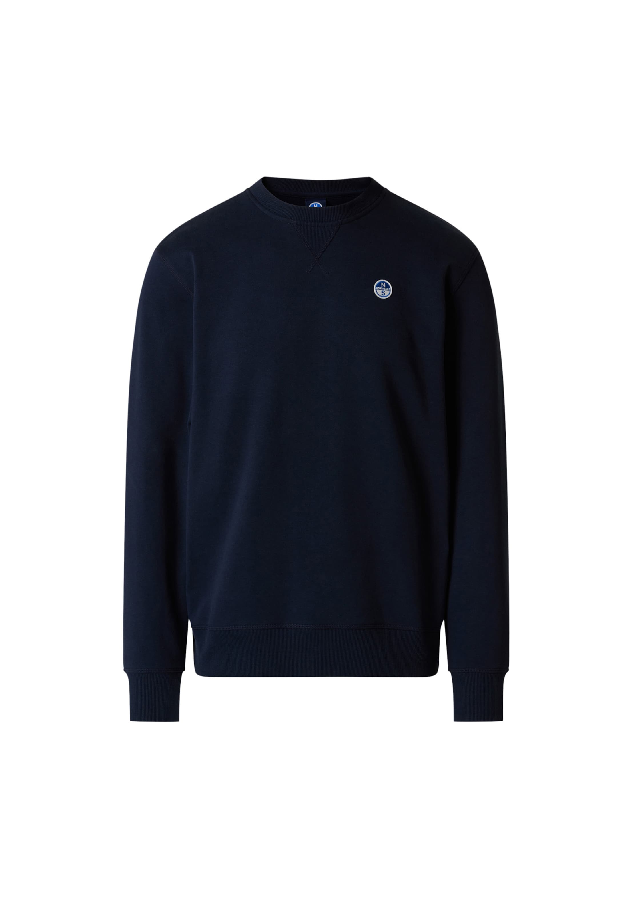 North Sails Sweatshirt in Blauw: voorkant